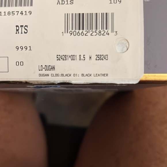 Dugan Clog Black Leather 8.5 - Picture 4 of 4